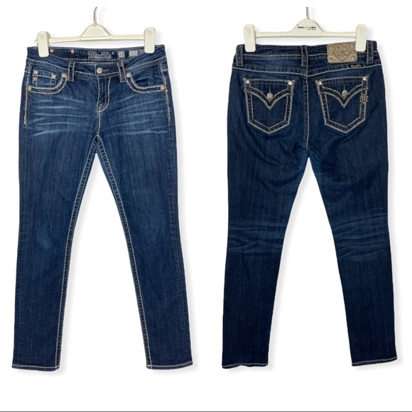 MISS ME Mid Rise East Skinny Jeans Size 28 - Picture 1 of 9